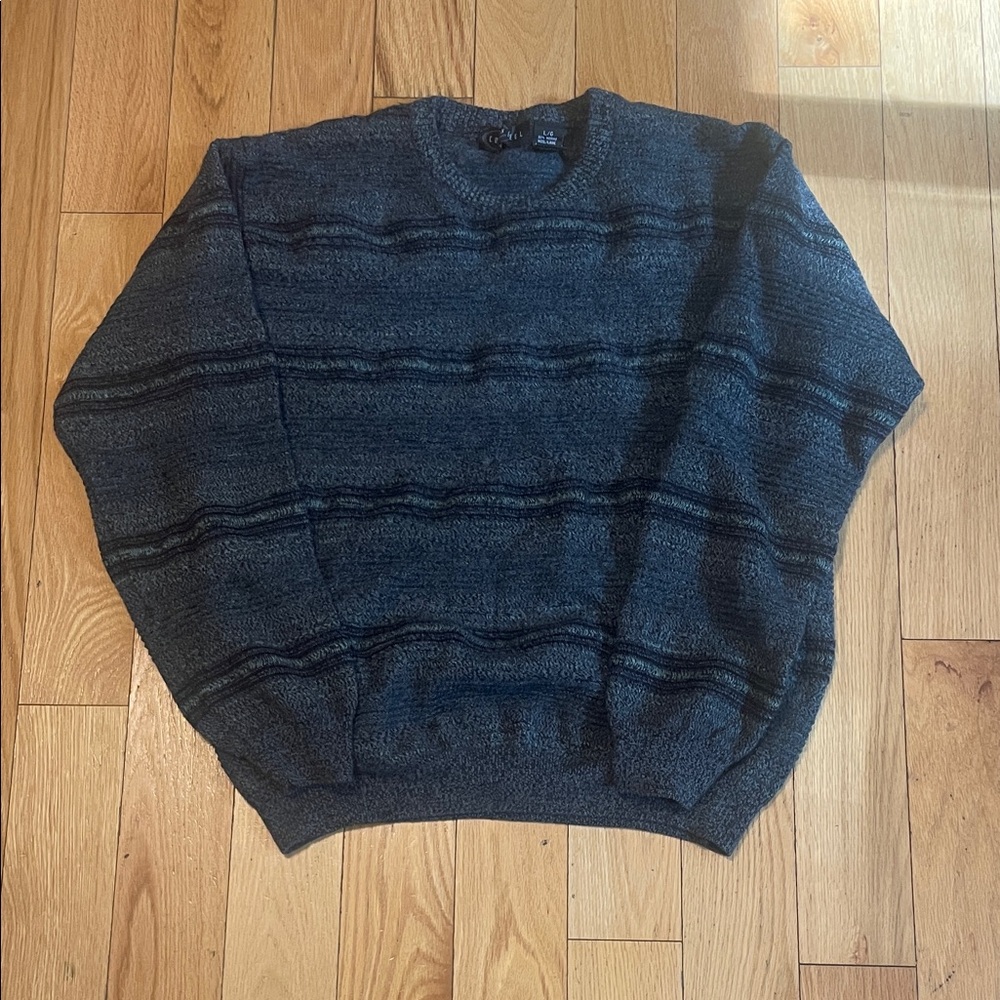 Classic Charcoal Crewneck Sweater